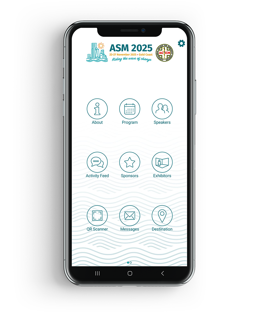 ACEM25 - App - Mockup